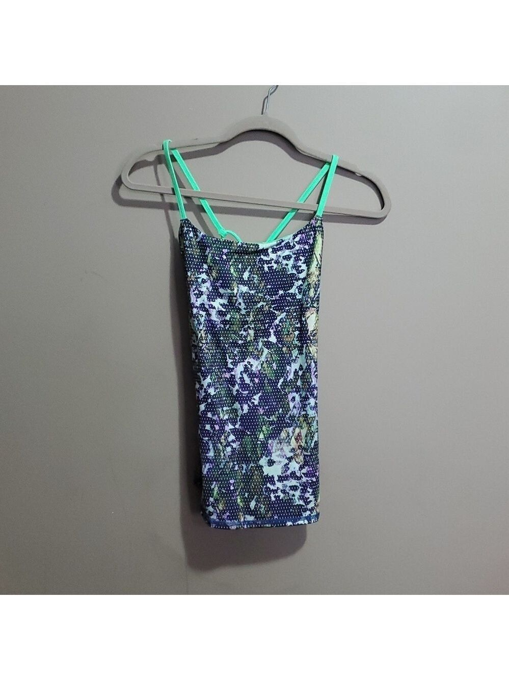 Lululemon floral print Multicolor tank top size 4